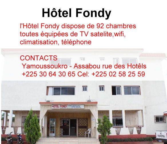 Hôtel Fondy, Yamoussoukro